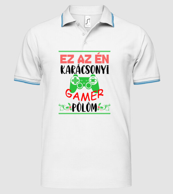  minta fehér pólón
