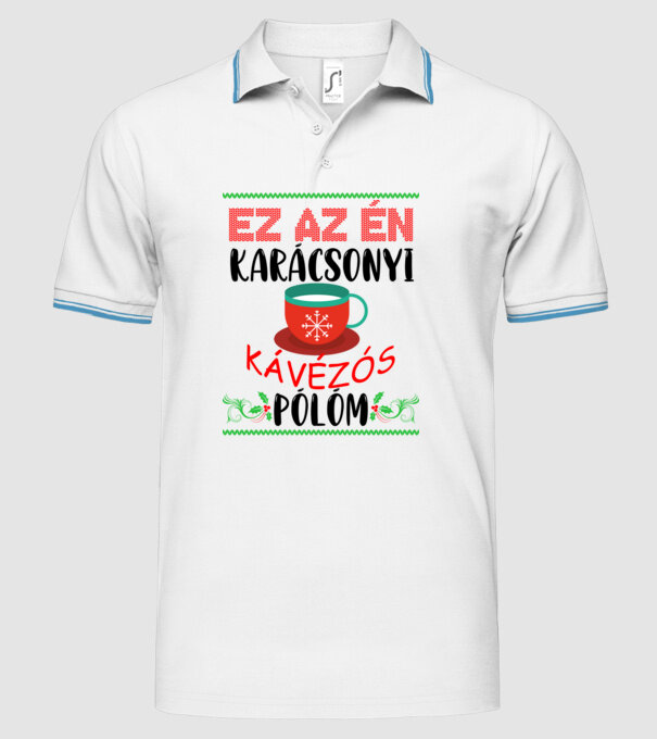  minta fehér pólón