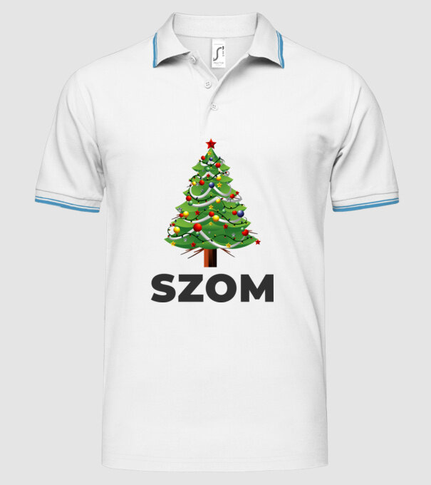 minta fehér pólón