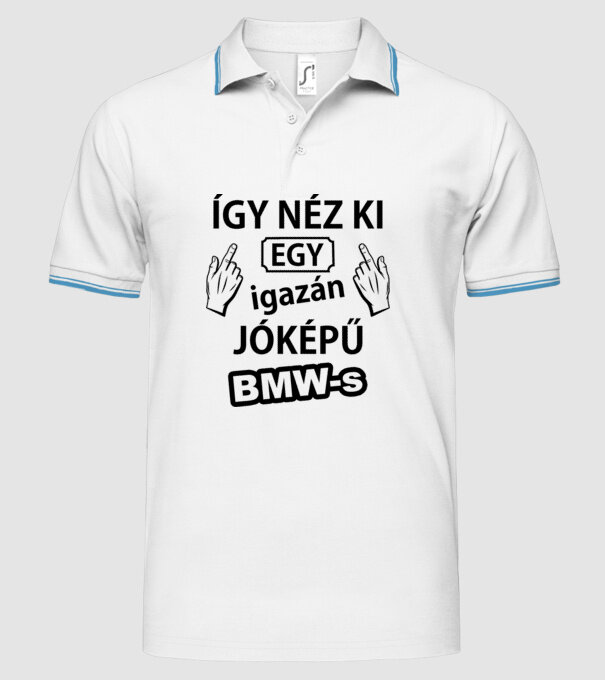  minta fehér pólón