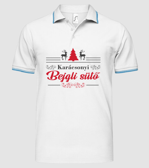 minta fehér pólón