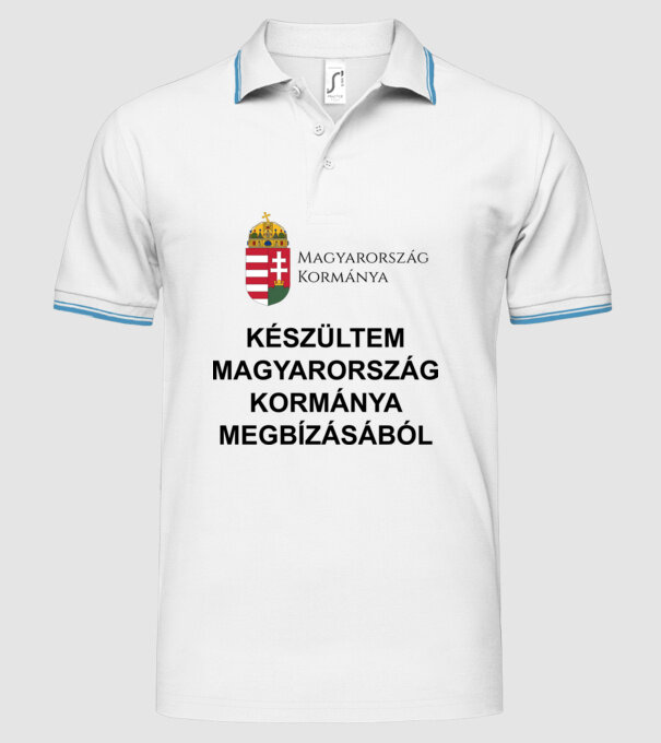  minta fehér pólón