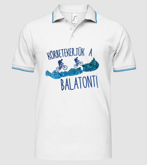  minta fehér pólón