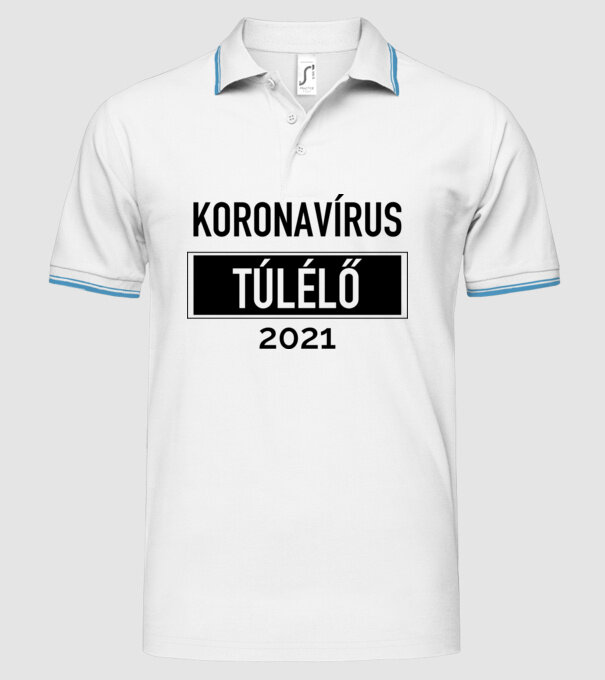  minta fehér pólón