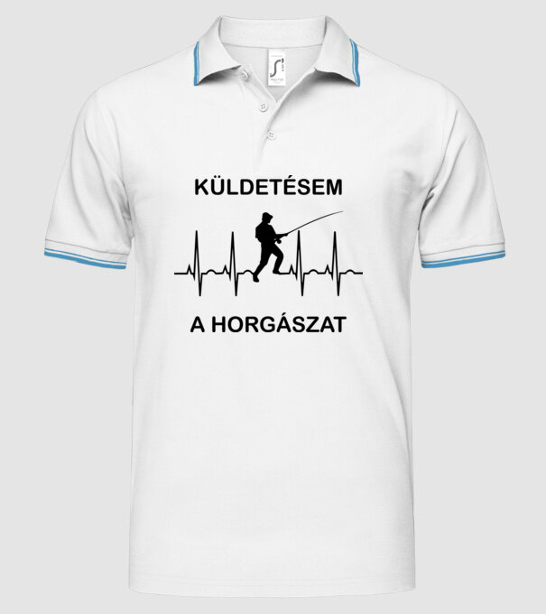  minta fehér pólón