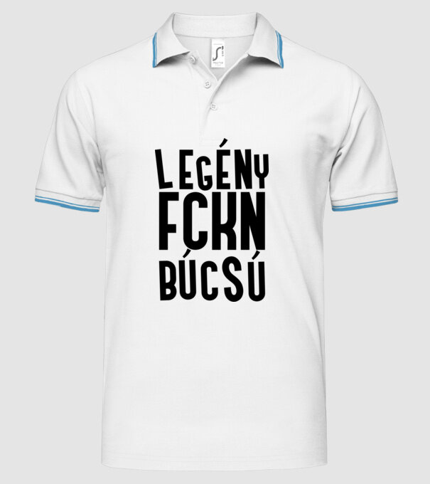  minta fehér pólón