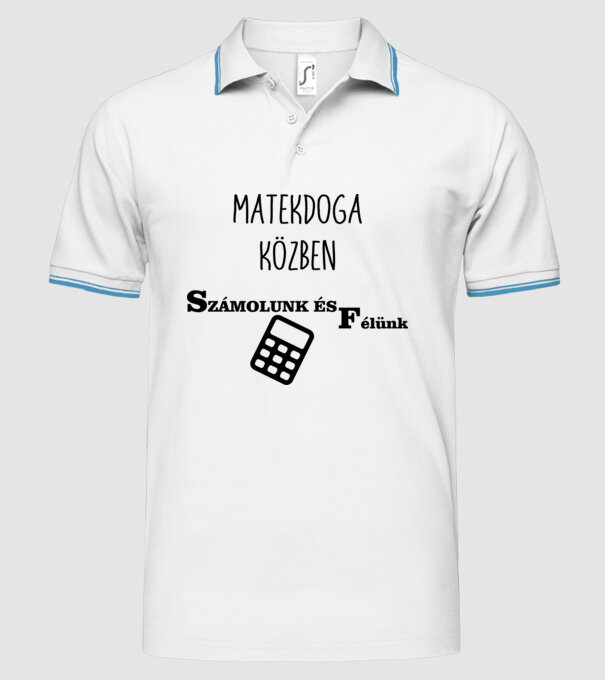  minta fehér pólón