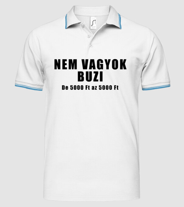  minta fehér pólón