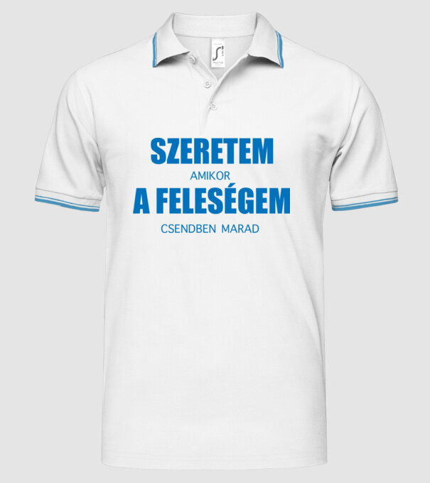  minta fehér pólón