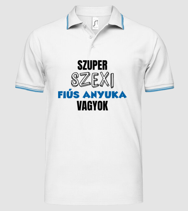  minta fehér pólón