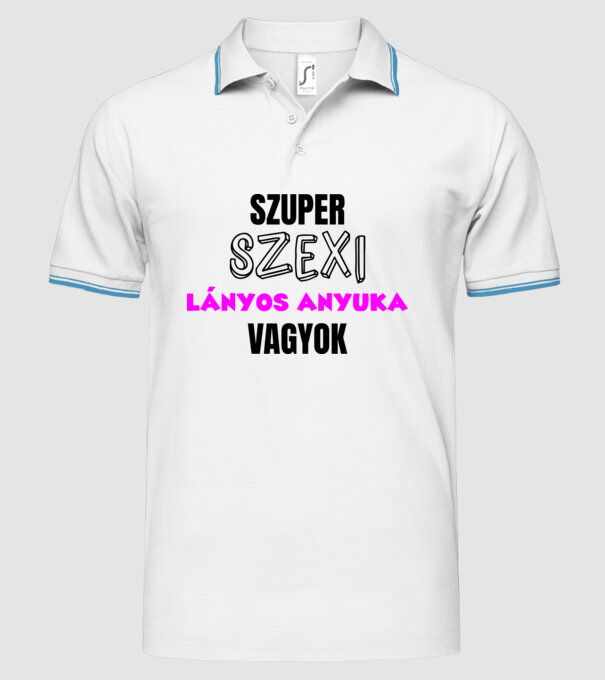  minta fehér pólón