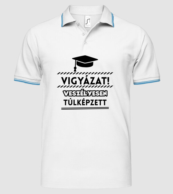  minta fehér pólón
