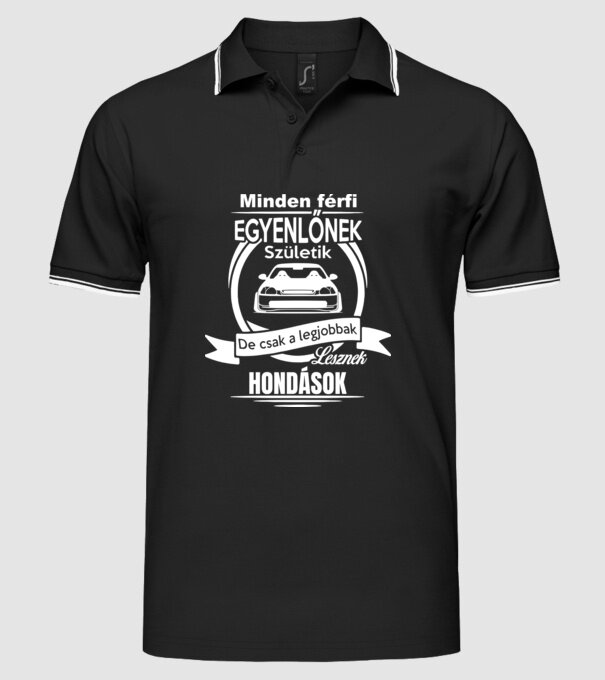  minta fekete pólón