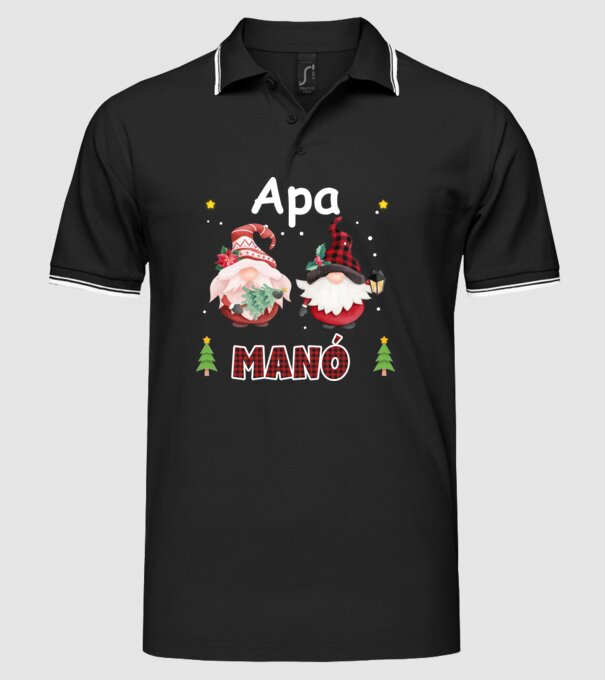  minta fekete pólón