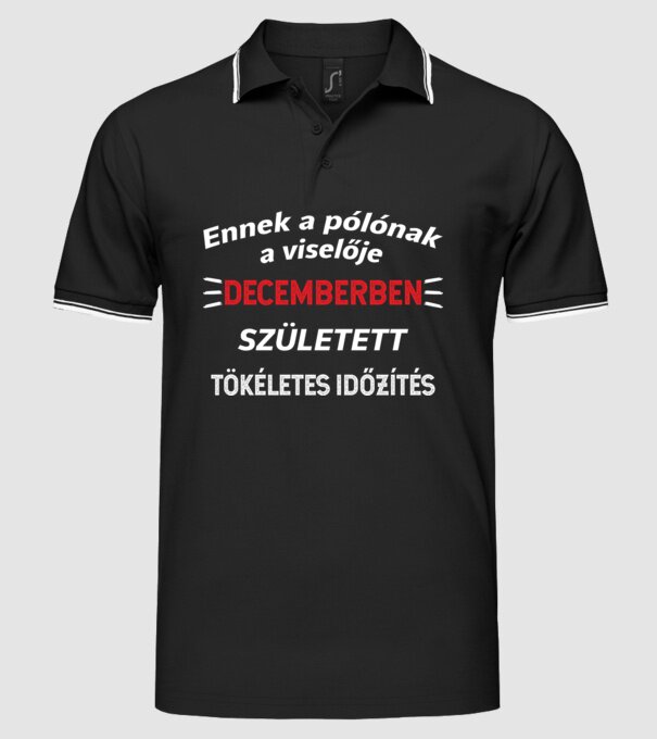  minta fekete pólón