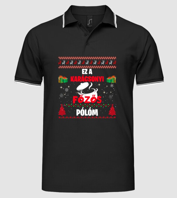  minta fekete pólón