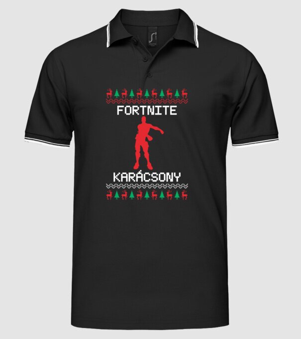  minta fekete pólón