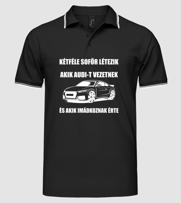  minta fekete pólón