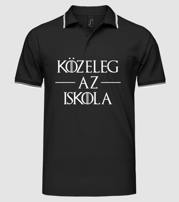  minta fekete pólón