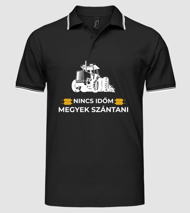  minta fekete pólón