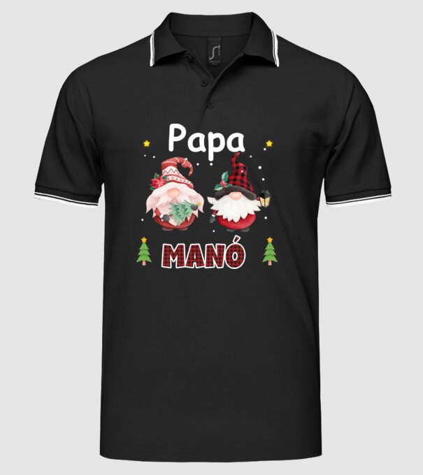  minta fekete pólón