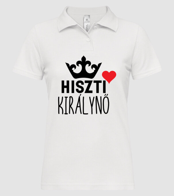  minta fehér pólón