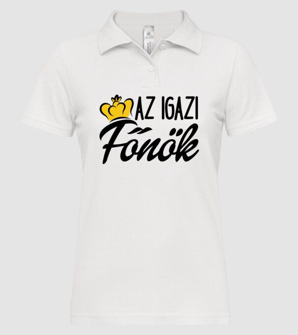  minta fehér pólón