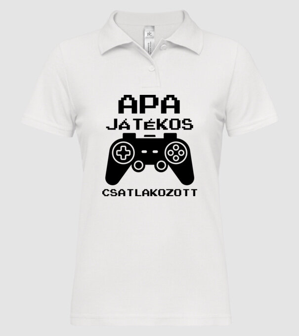  minta fehér pólón