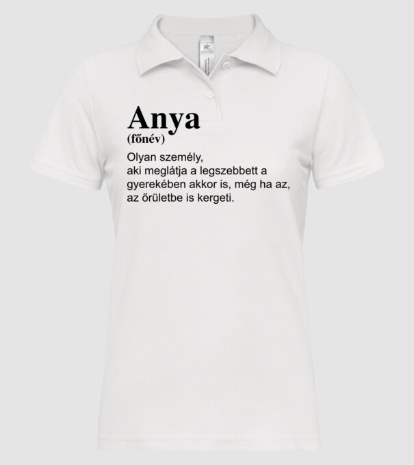  minta fehér pólón