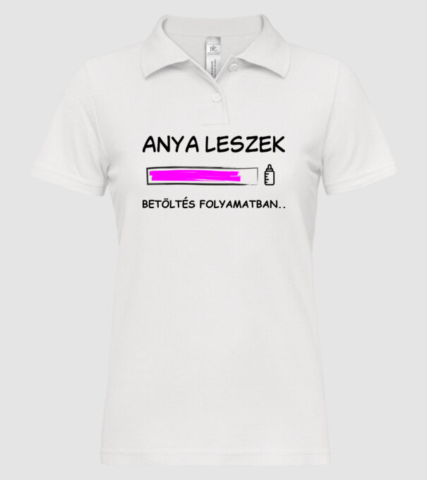  minta fehér pólón