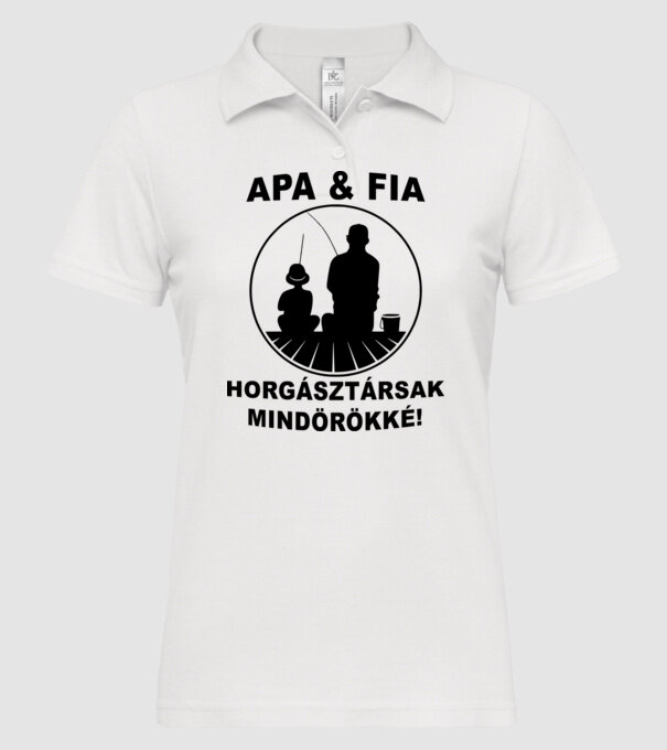  minta fehér pólón
