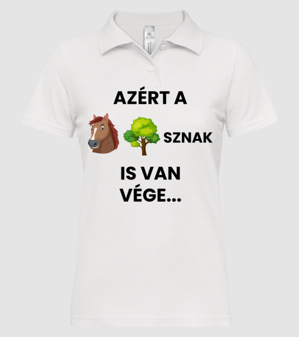  minta fehér pólón
