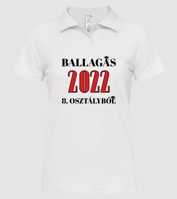  minta fehér pólón