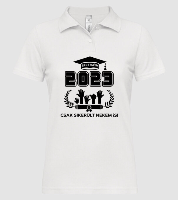  minta fehér pólón