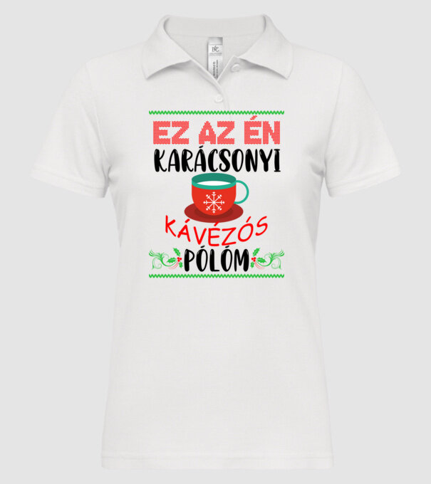  minta fehér pólón