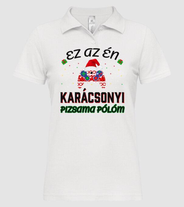  minta fehér pólón