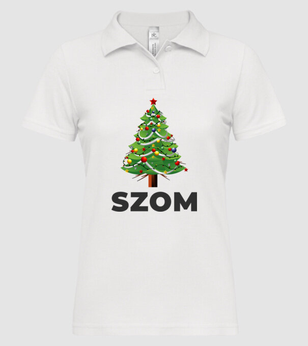  minta fehér pólón
