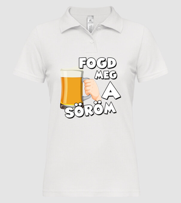  minta fehér pólón