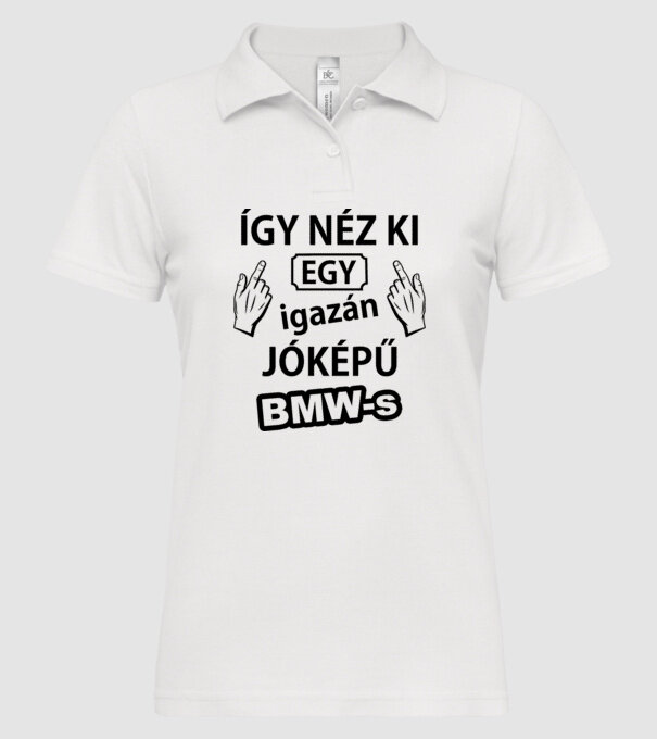  minta fehér pólón