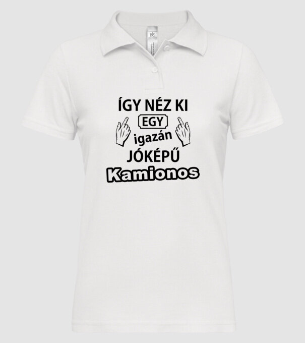  minta fehér pólón