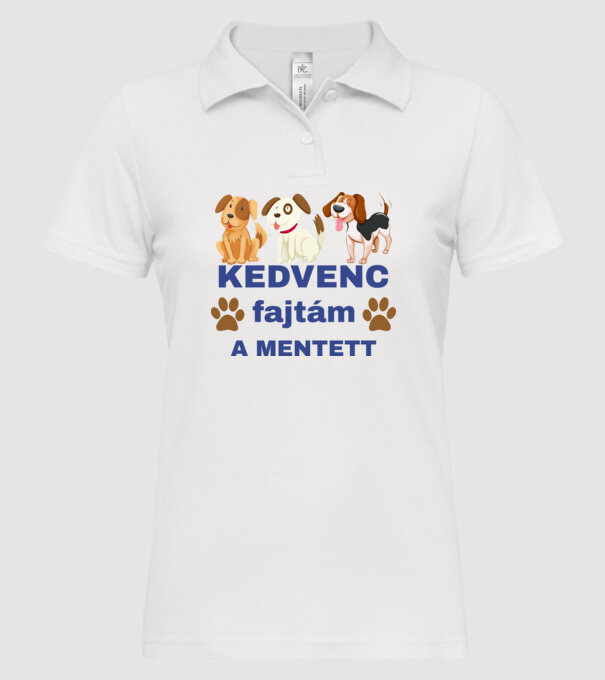  minta fehér pólón