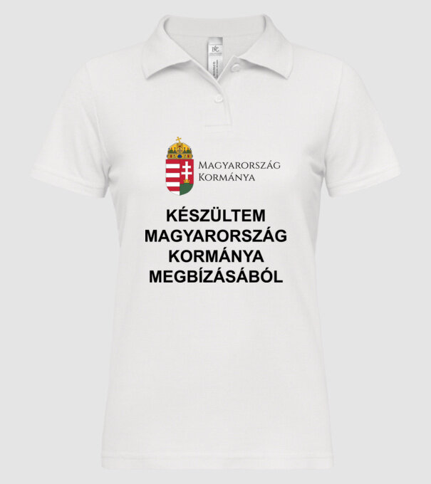  minta fehér pólón