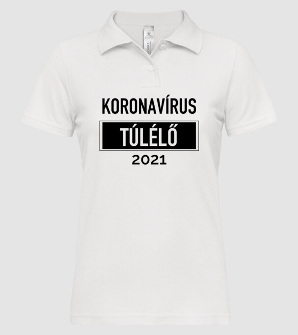  minta fehér pólón
