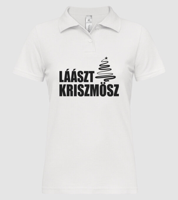  minta fehér pólón