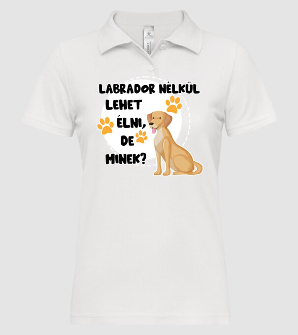  minta fehér pólón