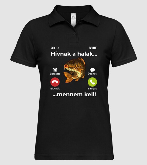  minta fekete pólón