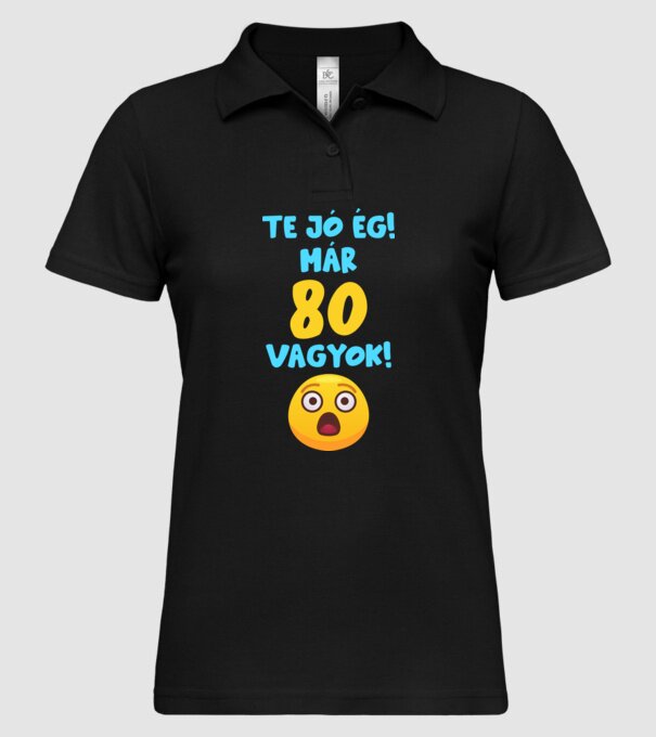  minta fekete pólón