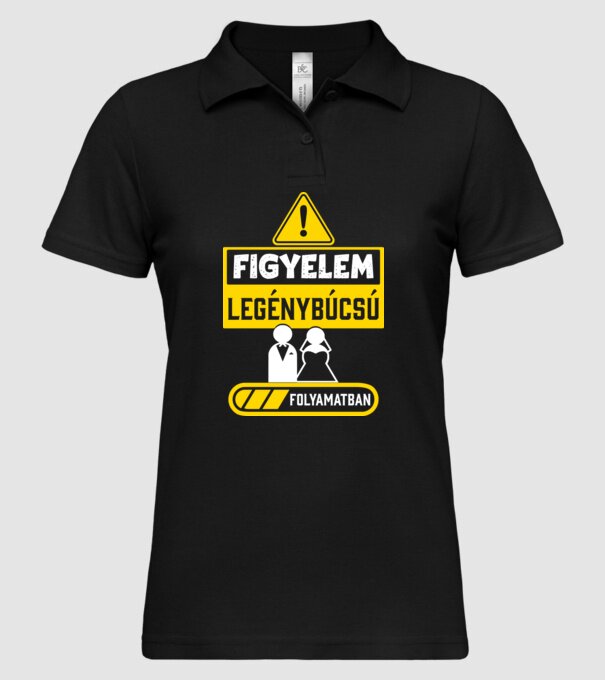  minta fekete pólón