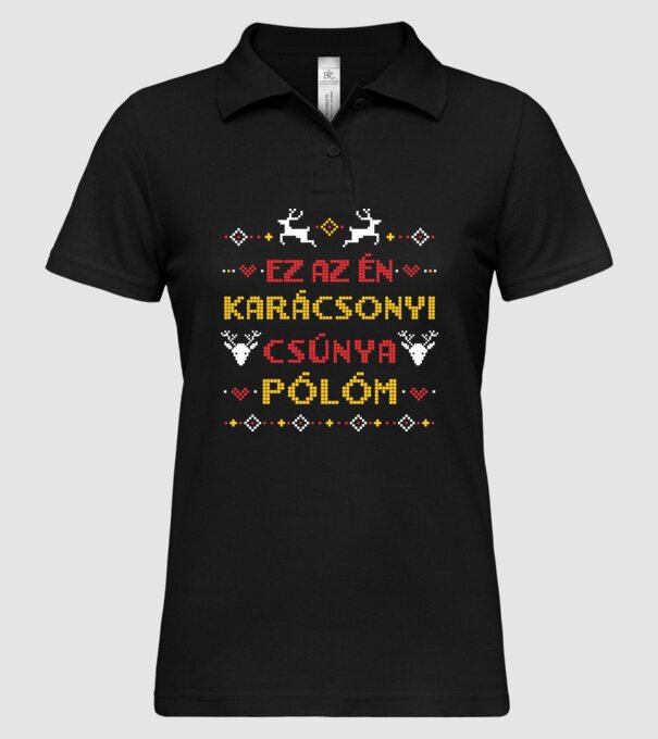  minta fekete pólón
