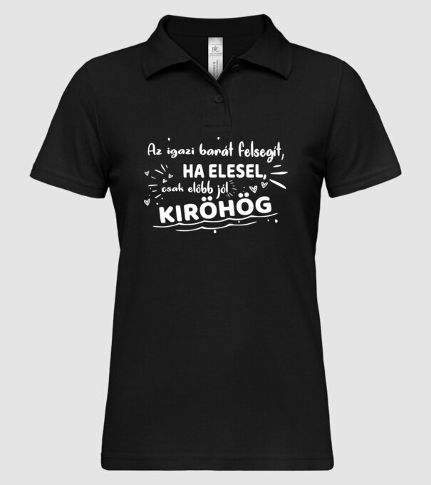 minta fekete pólón